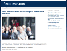Tablet Screenshot of peccoleran.com